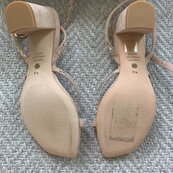 Stuart Weitzman Harlowe Sandals Size 37 NEW in box - Picture 3 of 7
